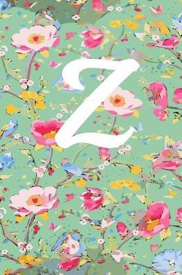 Z: Z Initial Blank Lined Journal with a Floral Cover, Perfect Gift for Anyone!