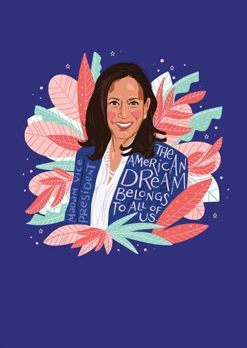 Madam Vice President Commemorative Journal: A Blank Lined Notebook Tribute to Kamala Harris with Inspiring Words of Hope and Equality