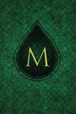 Monogram M Notebook: Blank Journal Diary Memoir Log Logue