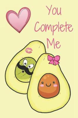 You Complete Me: Avocado Forever Friends Writing Dot Grid Journal