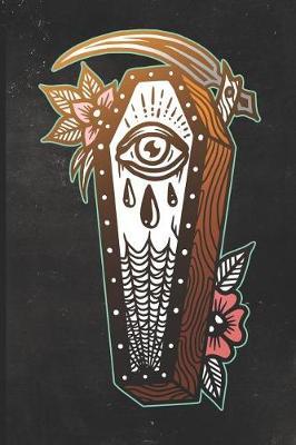 Journal: Grim Reaper Casket Tattoo Design Dot Grid Tattoo Flash Sketching Journal