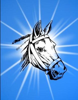 Horse Light Burst Picture Notebook Journal 150 Page College Ruled Pages 8.5 X 11