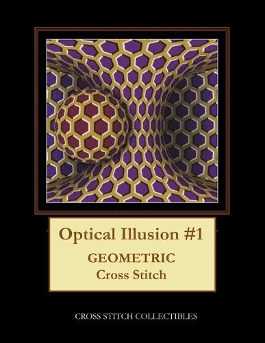 Optical Illusion #1: Geometric Cross Stitch Pattern