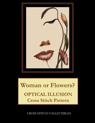 Woman or Flowers?: Optical Illusion Cross Stitch Pattern