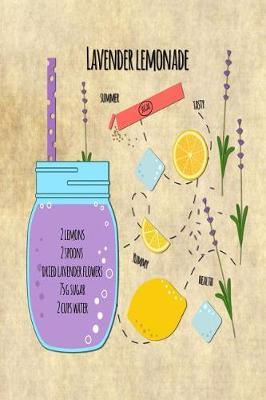 Lavender Lemonade: Beverage Gift Blank Lined Planner, October 20018 - December 2019, for Drink Lovers