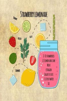 Strawberry Lemonade: Beverage Gift Blank Lined Planner, October 20018 - December 2019, for Drink Lovers