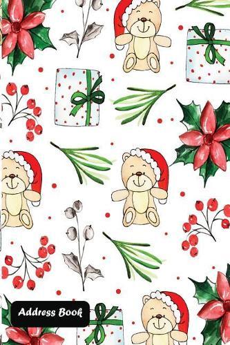 Address Book: With Alphabetical Index Watercolor Christmas Cover