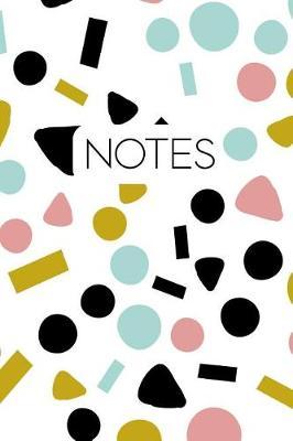 Notes: Modern Abstract Colorful Confetti Notebook Journal. 120 Blank Lined Pages for Writing.