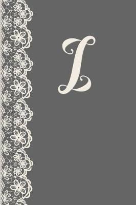 Z: Monogrammed Journal Vintage Lace with Monogram Personalized Letter 'z'