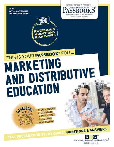 Marketing and Distributive Education (Nt-46): Passbooks Study Guide Volume 46