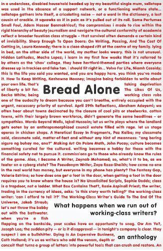 Bread Alone: What happens when we run out of working-class writers?