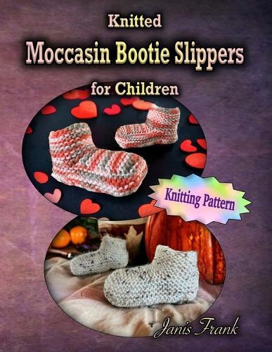 Knitted Moccasin Bootie Slippers for Children