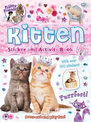 Fluffy Friends Sticker Book - Kitten