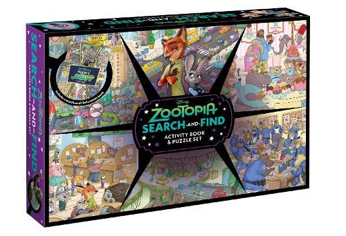 Zootopia: Search-and-Find Activity Book and Puzzle Set (Disney: 200 Pieces)