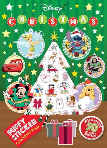 Disney Christmas: Puffy Sticker Colouring Book