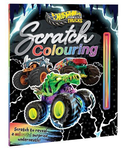 Hot Wheels Monster Trucks: Scratch Colouring (Mattel)