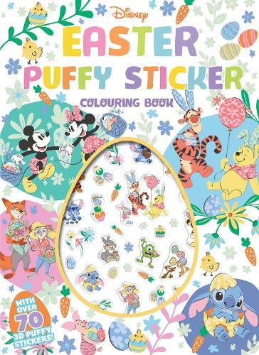 Disney: Easter Puffy Sticker Colouring Book