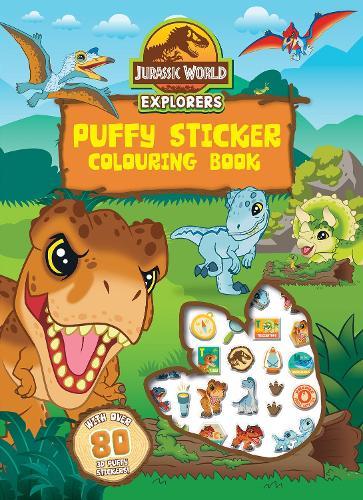 Jurassic World Explorers: Puffy Sticker Colouring Book (Universal)