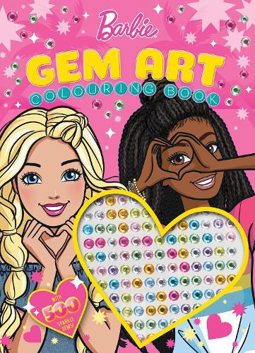 Barbie: Gem Art Colouring Book (Mattel)