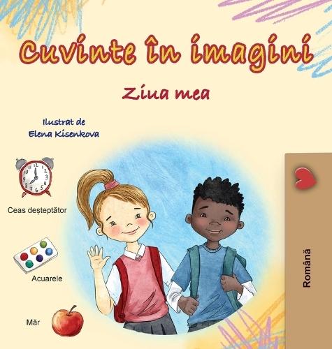 Words in Pictures - My Day (Romanian Children's Book)