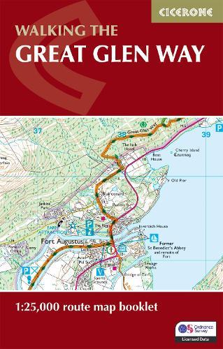 Walking the Great Glen Way Map Booklet: 1:25,000 OS Route Mapping