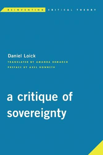 A Critique of Sovereignty