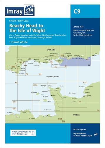 Imray Chart C9: Beachy Head to Isle of Wight