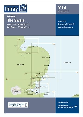 Imray Chart Y14: The Swale (Small Format)