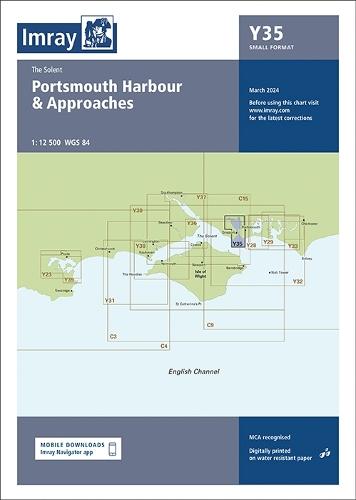Imray Chart Y35: Portsmouth Harbour and Approaches (Small Format)