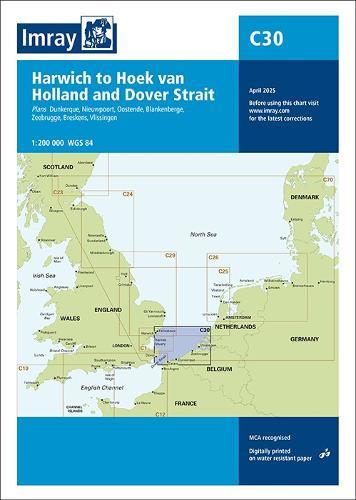 Imray Chart C30: Harwich to Hoek van Holland and Dover Strait