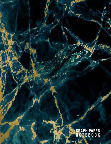 Graph Paper Notebook: Marble Composition Notebook 100 Pages 8.5 X 11 Paper Size Quad Ruled 5x5 Graph Paper Soft Cover Flexible Writing Book