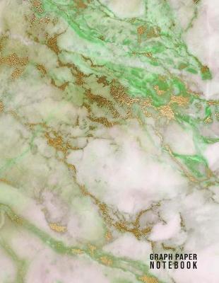 Graph Paper Notebook: Marble Composition Notebook 100 Pages 8.5 X 11 Paper Size Quad Ruled 5x5 Graph Paper Soft Cover Flexible Writing Book (Lime Green)