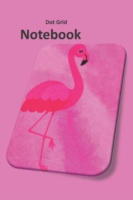 Dot Grid Notebook: Pink Flamingo Design