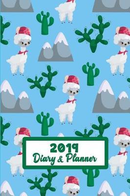 2019 Diary & Planner: Week a Page Planner with Calendar 6 X 9 - Pretty Llama Pattern Cover