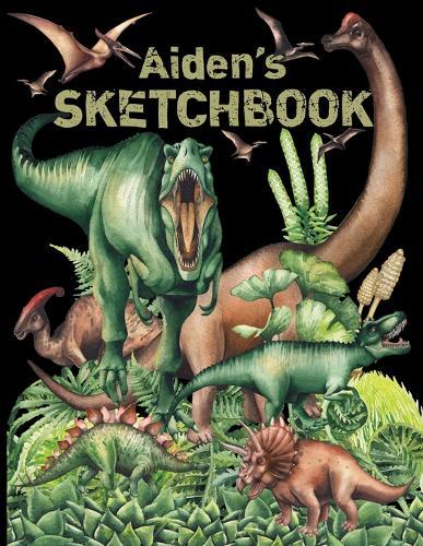 Aiden's Sketchbook: Assorted Paper Sketchbook for Drawing Doodling and Sketching 98 pages