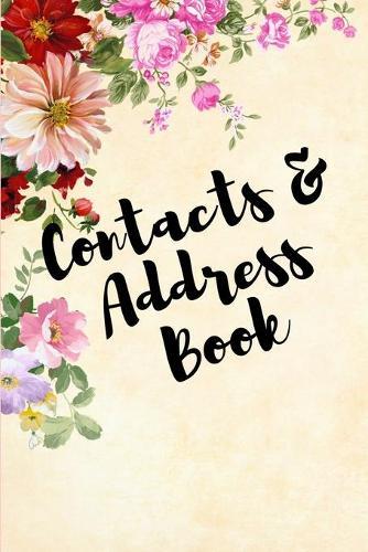 Contacts & Address Book: Pink Floral Design for Contacts, Addresses, Phone Numbers, Email