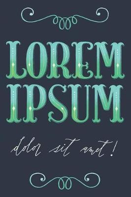 Notizbuch: Lorem Ipsum Dolor Sit Amet: Journal F r Grafiker Und Grafikdesigner, Rosa, Ca. 15 X 23 CM, 120 Seiten, Gepunktet, Mit Index