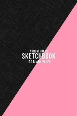 Sketchbook: Classic Medium Blank Notebook for Drawing Doodling and Sketching Business Black and Pink