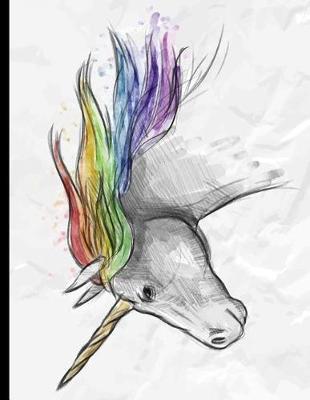 Sketchbook: White Papers Blank Pages for Drawing Doodling Sketching and Writing Can Used for Vertical and Horizontal Watercolor Unicorn Style