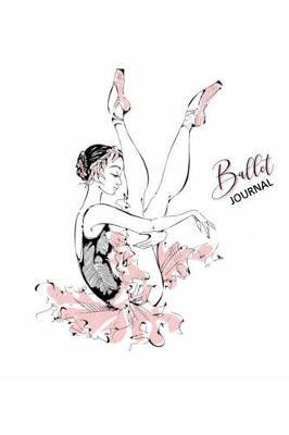 Ballet Journal: Dance Notebook - Black and Pink Hand Drawn Design Lined Small