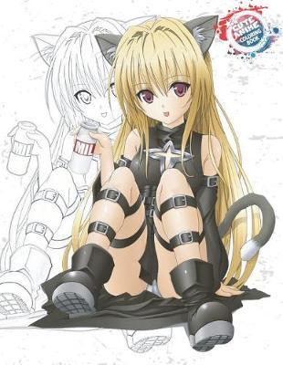 Cute Anime Coloring Book: Coloring Book with Cute Sexy Anime Wolf Girl Fox's Neko Kawaii, Fun Female Japanese Cartoons and Relaxing Manga