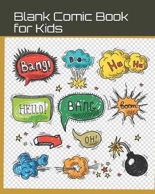 Blank Comic Book for Kids: Large Size 8.5