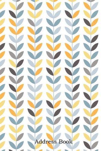 Address Book: With Alphabetical Index Scandinavian Seamless Pattern Cover