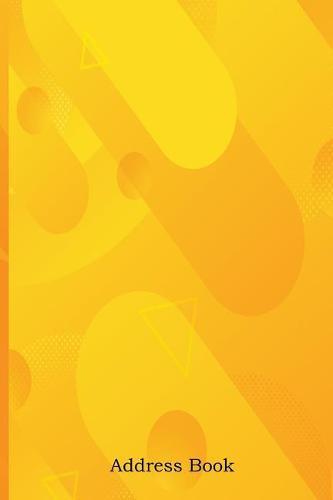 Address Book: Include Alphabetical Index with Abstract Geometric Background Cover