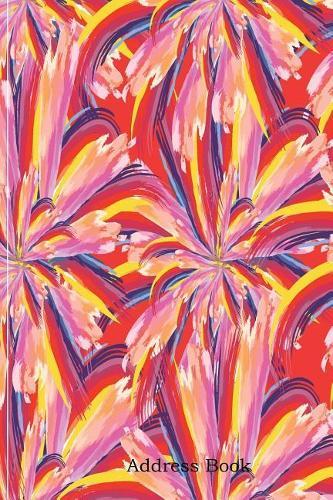 Address Book: Include Alphabetical Index with Seamless Floral Pattern Cover