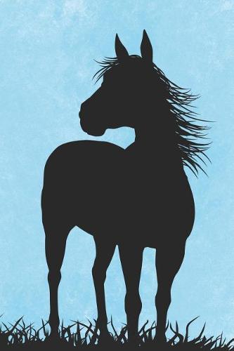 Composition Book: College Ruled Notebook Composition Book Diary Standing Horse