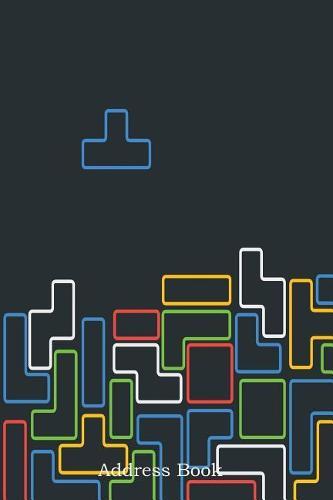 Address Book: Alphabetical Index with Old Vintage Puzzle Game Cover