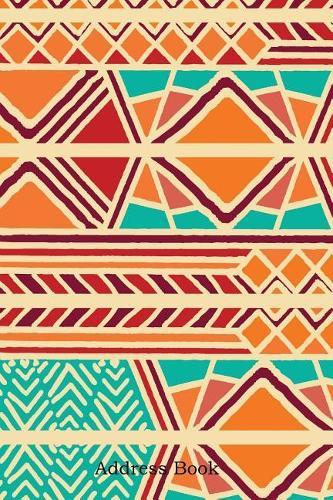 Address Book: Alphabetical Index with Tribal Ethnic Colorful Bohemian Cover