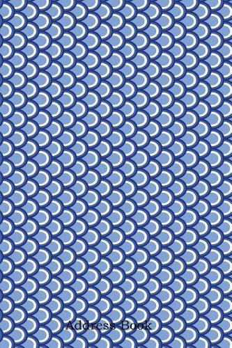Address Book: Alphabetical Index with Fish Scale Pattern Cover