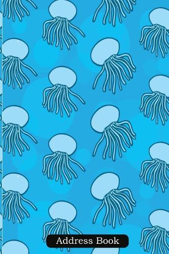 Address Book: Alphabetical Index with Jelly Fish Pattern Cover
